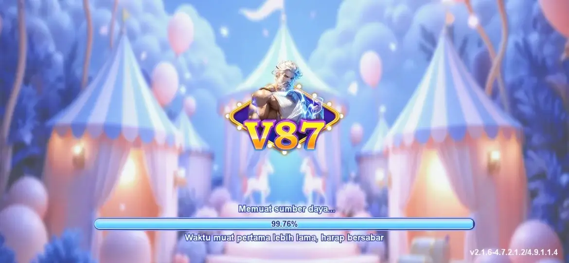 V87 - Loading Screen dengan Tema Zeus
